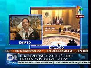Insta Liga Árabe al diálogo en Libia para alcanzar una paz duradera