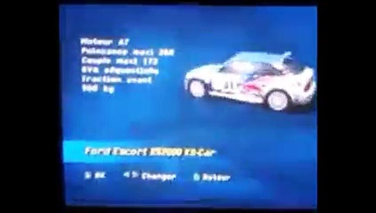 Ford Escort WRC du jeu vidéo "Grand Turismo 3"