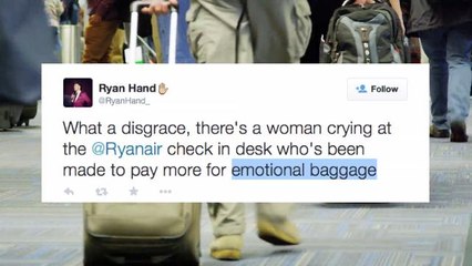 Ryanair Misses Joke About Passenger's Emotional Baggage