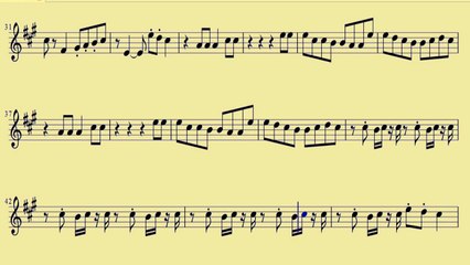 [ Alto Sax ]  Safe And Sound - Capital Cities - www.downloadsheetmusic.com.br