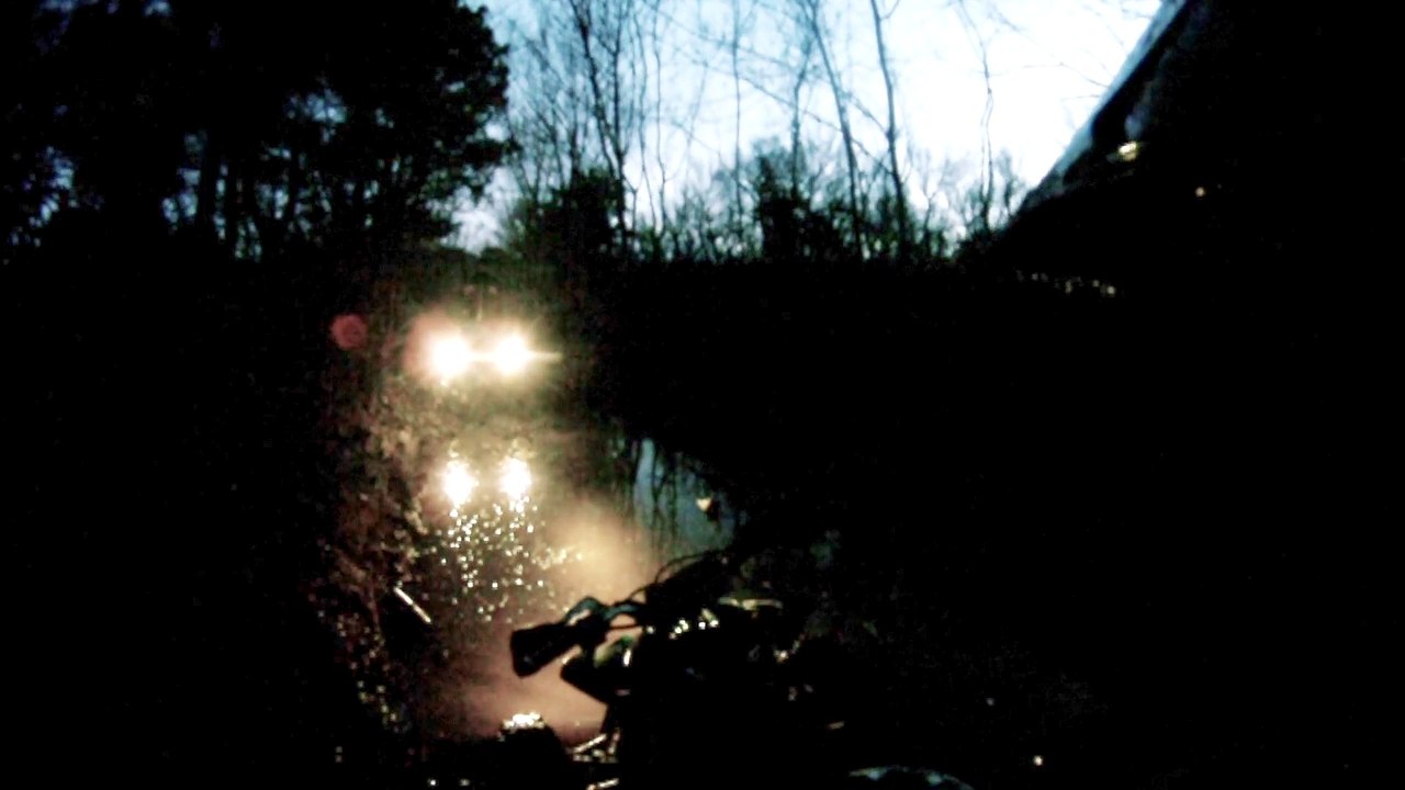 Un Bourbier de Nuit Et En Hiver...C'est Génial...