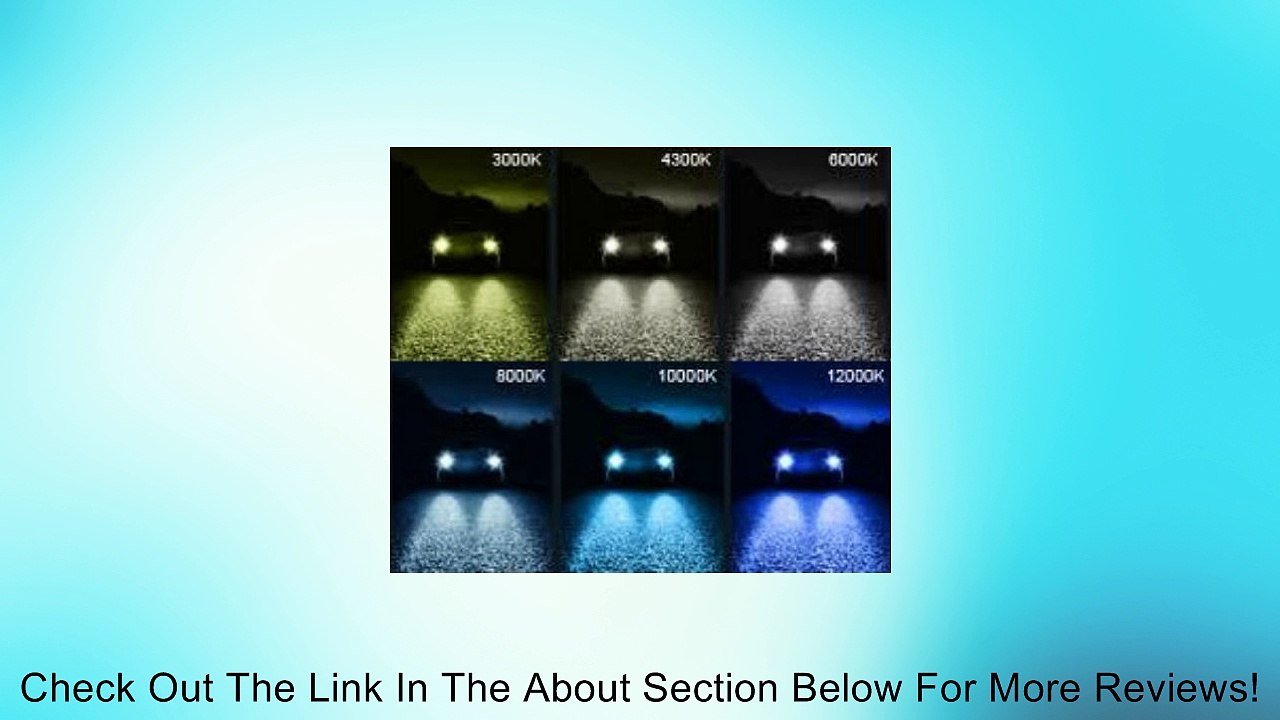 HID Xenon Headlight "Slim" Conversion Kit by Kensun, H13 LowBeam Xenon