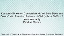 Kensun HID Xenon Conversion Kit 