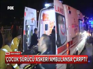 Çocuk sürücünün çarptığı ambulansta şehit olan askerin cenazesinde tartışma