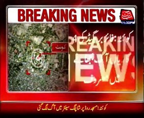 QUETTA shopping center fire