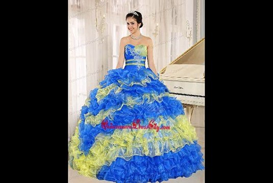 exquisite beading and ruching quince dresses in white and red