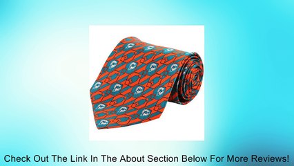 NFL Miami Dolphins Nexus Tie - Aqua/Orange Review