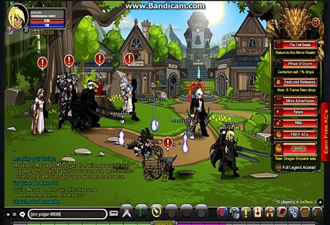 Aqw Account For Sale!!! (READ DESCRIPTION)(2)