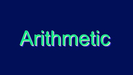 Master the Correct Pronunciation of 'Arithmetic' 📖