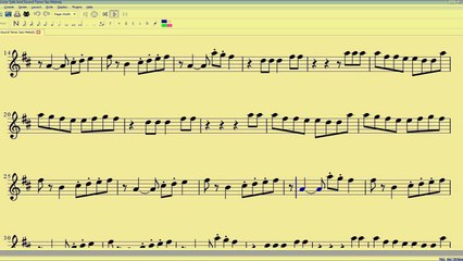 [ Tenor Sax ] Safe And Sound - Capital Cities - www.downloadsheetmusic.com.br