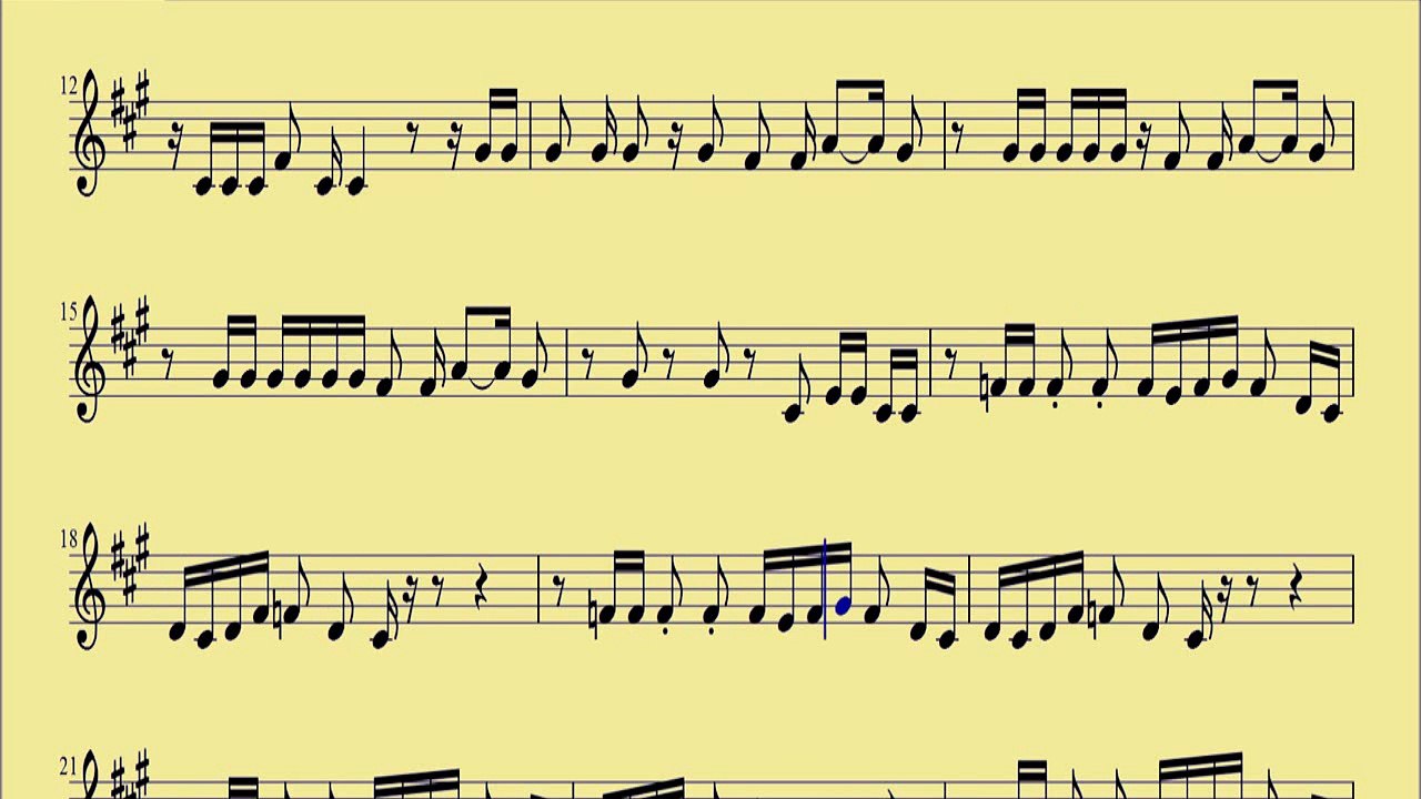 [ French horn ] Talk Dirty - Jason Derulo I - www.downloadsheetmusic.com.br