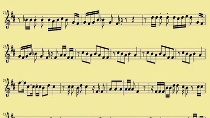 [ Oboe ] Talk Dirty - Jason Derulo I - www.downloadsheetmusic.com.br