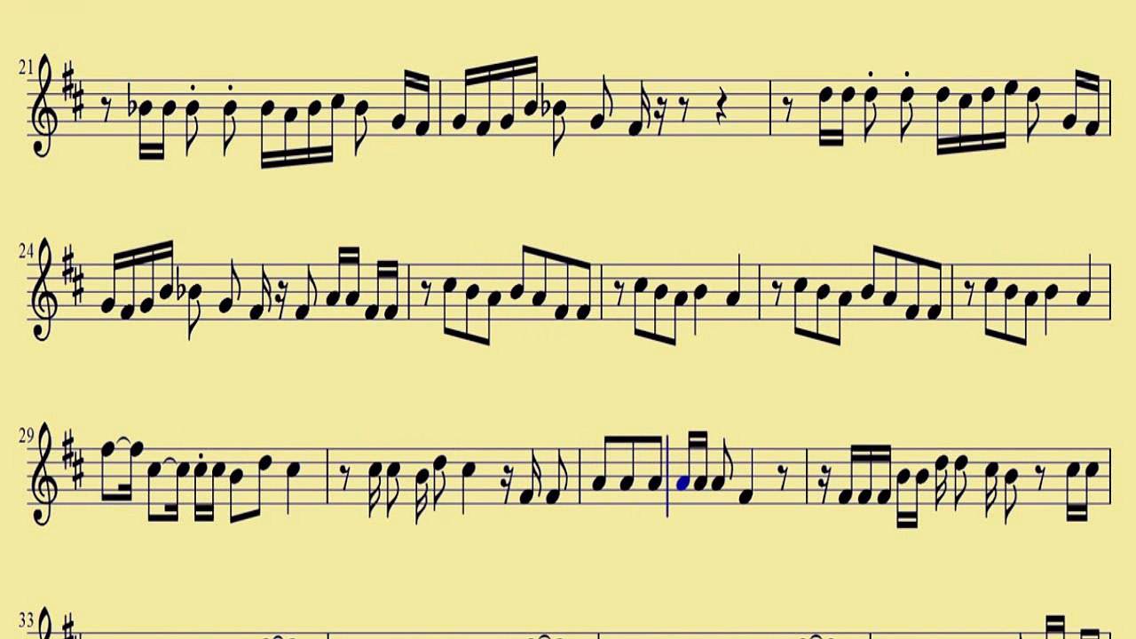 [ Oboe ] Talk Dirty - Jason Derulo I - www.downloadsheetmusic.com.br