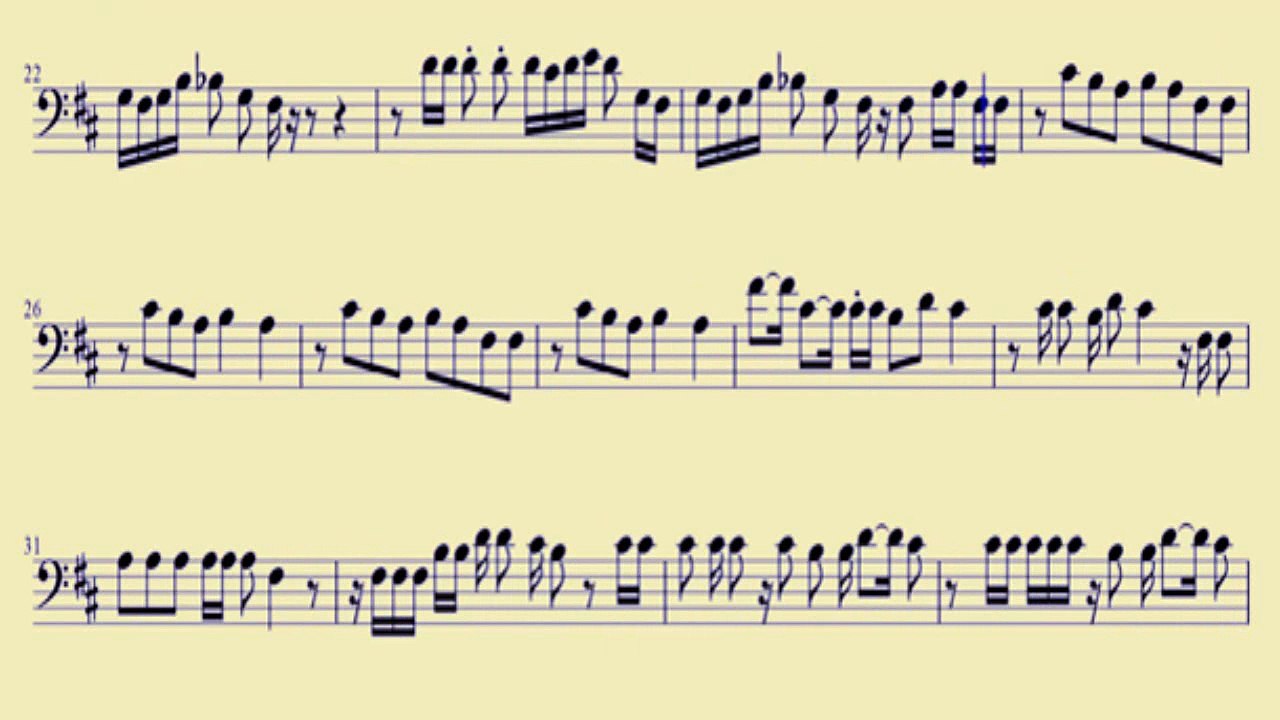 [ Trombone ] Talk Dirty - Jason Derulo I - www.downloadsheetmusic.com.br