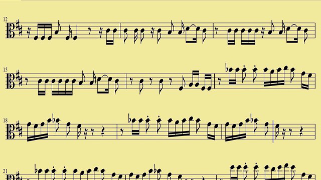 [ Viola ] Talk Dirty - Jason Derulo I - downloadsheetmusic.com.br