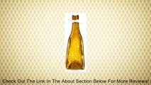 Upcycled, ReCycled, Reclaimed, Refurbished Melted, Slumped Golden Yellow Burgundy Wine Bottle Bowl Review