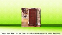 Nathan Direct Marquis 8 Drawer Locking Jewelry Armoire, Cherry, MDF/Poplar/Veneer Review
