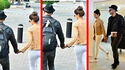 Deepika Walks "Hand In Hand" With Ranveer Singh