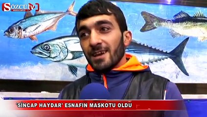 'Sincap Haydar' esnafın maskotu oldu