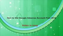 Free Google Adsense Account Urdu 2012 Tips, Tricks, 100% Free, & Learn - YouTube