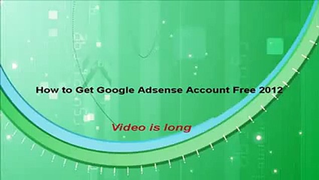 Free Google Adsense Account Urdu 2012 Tips, Tricks, 100% Free, & Learn - YouTube