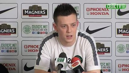 Celtic FC - Callum McGregor pre-match v Partick Thistle, 30-12-2014