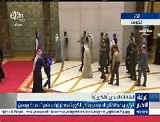 بدء مراسم مغادرة السيسى للكويت بحضور الأمير صباح الأحمد