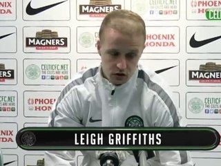 Celtic FC - Leigh Griffiths post-match v Ross County, 29-12-2014
