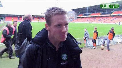 Celtic FC - Stefan Johansen post-match v Dundee Utd