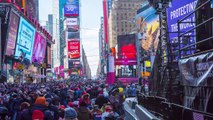 Times Square en time lapse pour le passage en 2015
