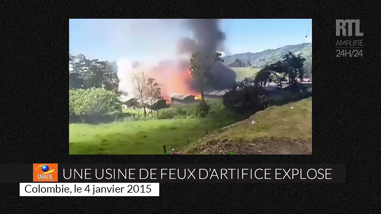 Explosion d'une usine de feux d'artifice