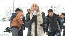 Bursa Uludağ?da Kar Kalınlığı 2 Metreyi Aştı Ek Çocukların Kar Sevinci