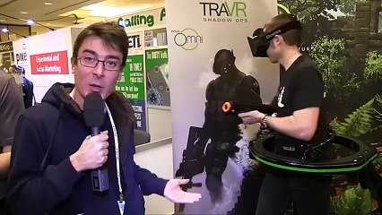 CES 2014 : Virtuix Omni, le tapis de course pour jeux vidéo