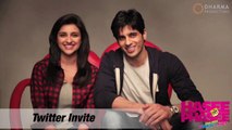 Parineeti Chopra, Sidharth Malhotra - Twitter Invite - Hasee Toh Phasee
