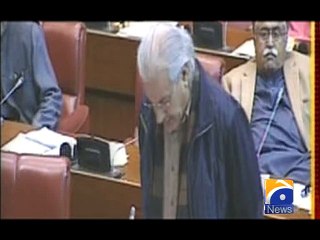 Raza Rabbani’s Reaction in Senate