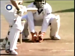 Harbhajan Singh gets the price wicket of Andrew Strauss