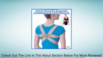 DELUXE UNISEX SHOULDER SUPPORT POSTURE BRACE, Antibacterial & LOW PROFILE.Size = LARGE / X.LARGE (Worldwide P&P only 99p) all other sizes available, just type into the search bar above 