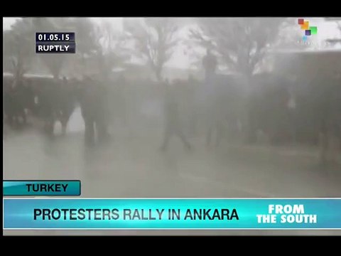 Protesters rally in Ankara, Turkey fight for free speech
