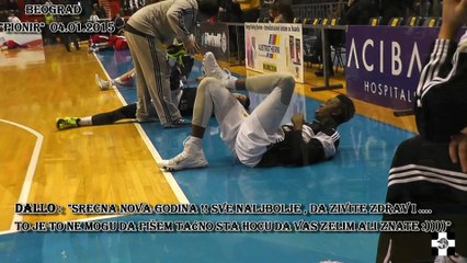 Grobari na Partizan - Cedevita 04.01.2015