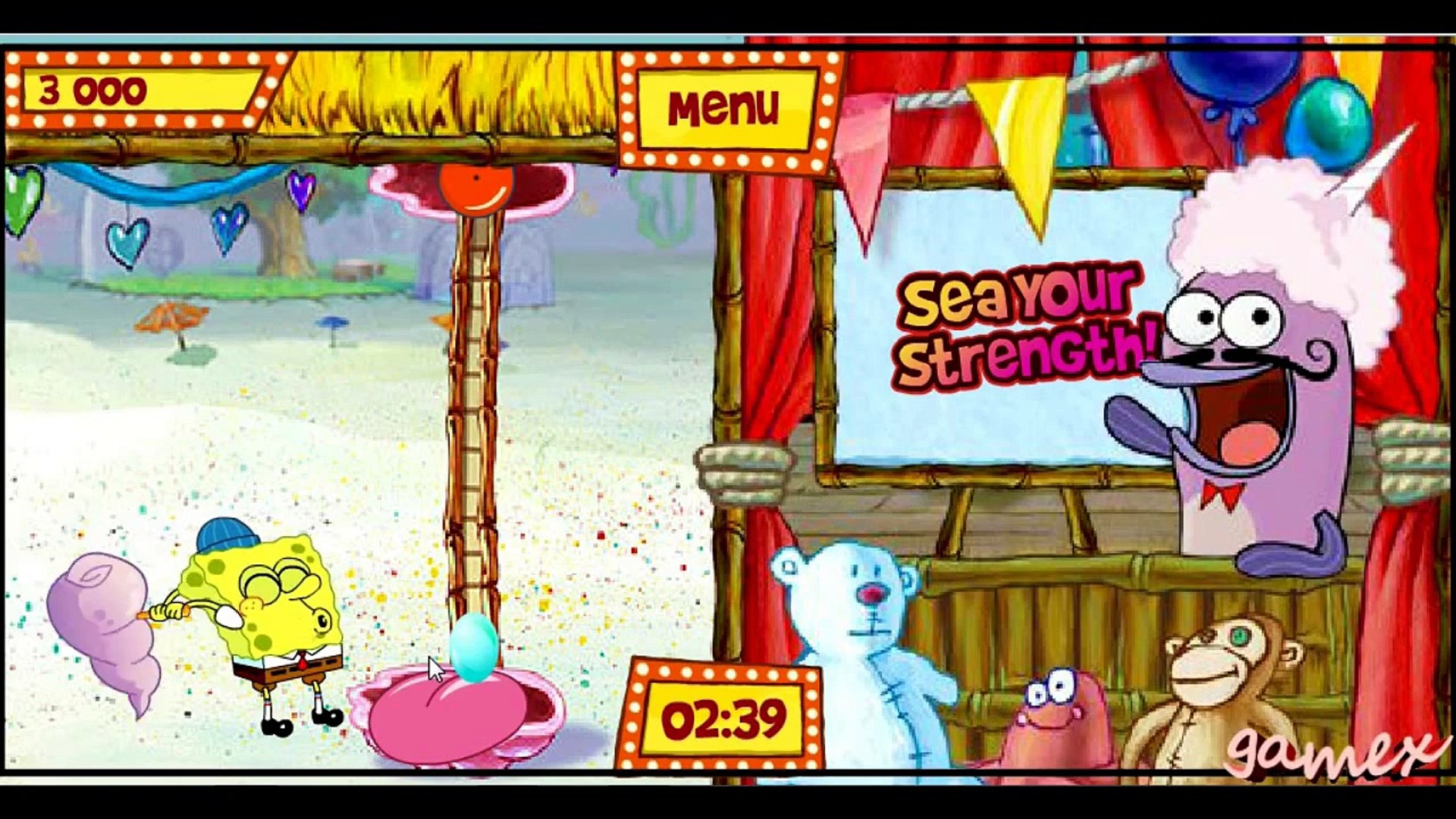 Spongebob squarepants Carnival Games - Episode see your strength - video  Dailymotion