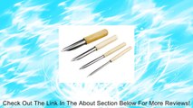 4 Piece Pottery and Sculpting Art Tool Set, Pottery Tool,clay Tools,hole Cutters Review