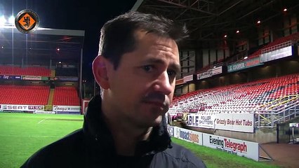 Dundee United - Darren Jackson pre match v Celtic - 21.12.2014
