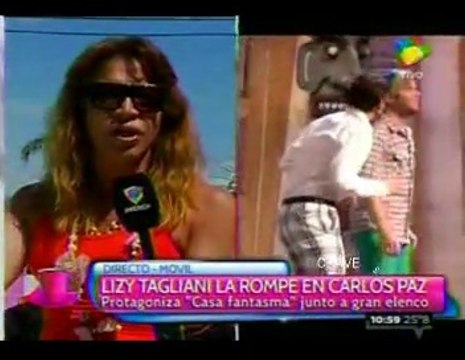 Lizy hablando del éxito de Casa Fantasma en Desayuno Americano - 06 de Enero