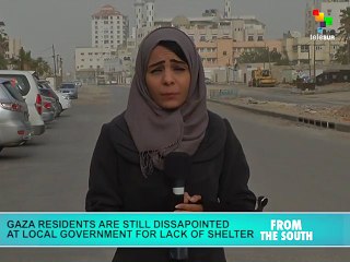 Gaza residents still dissapointed for lack of shelter