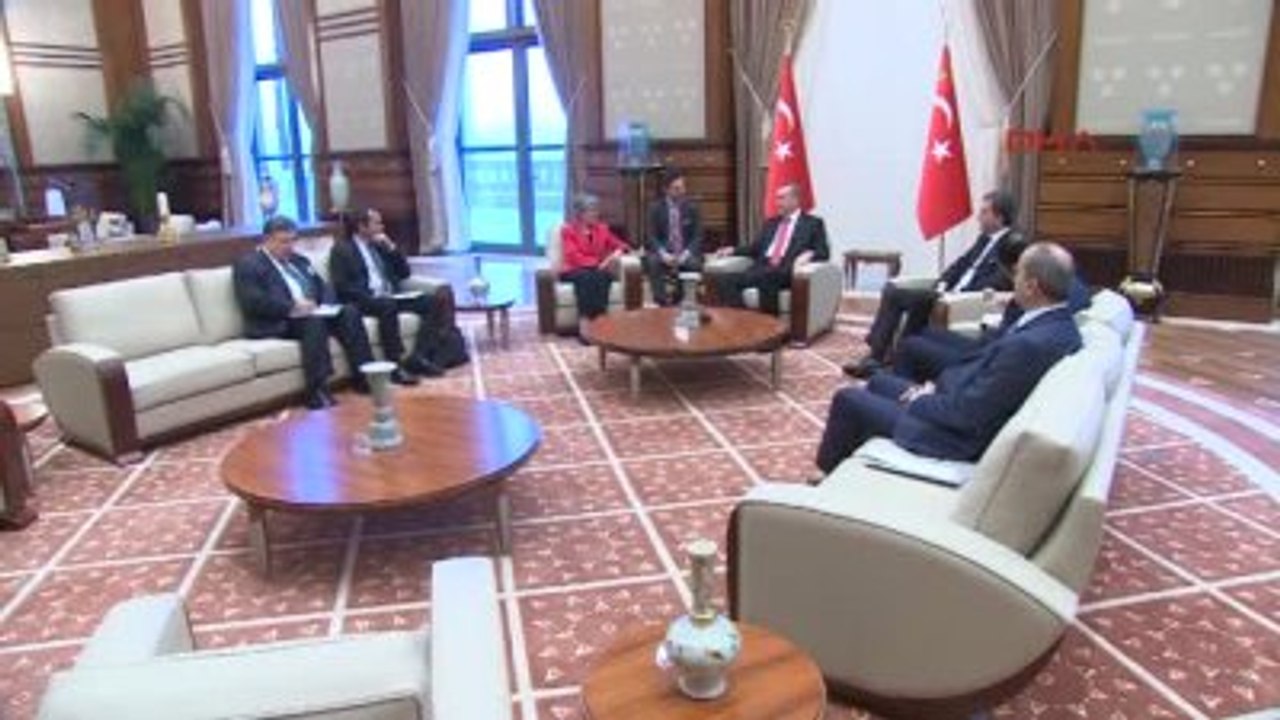 Unesco Genel Direktörü Bokova Cumhurbaşkanlığı Sarayı?nda