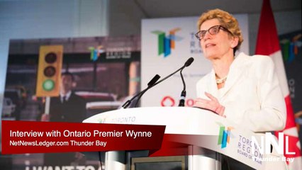 Ontario Premier Wynne January 2015