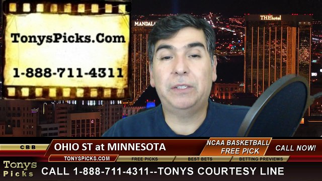 Minnesota Golden Gophers vs. Ohio St Buckeyes Free Pick Prediction NCAA College Basketball Odds Preview 1-6-2015