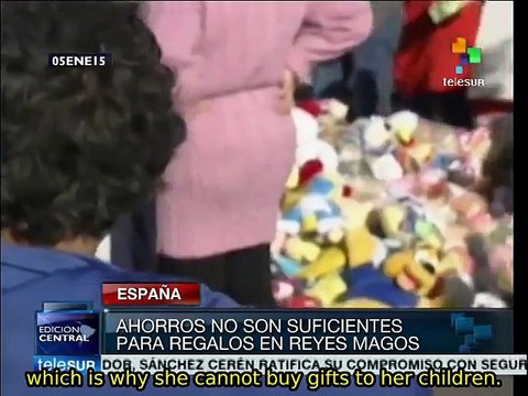 Spanish families commence 2015 in the midst of economic crisis