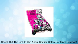 Mattel Microraschel Blanket, 62-Inch by 90-Inch, Monster High Fierce Review