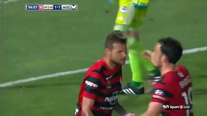 Western Sydney Wanderers vs. Melbourne Victory 1 - 1 Goal  N. Kalmar  A-League 06.01.2015